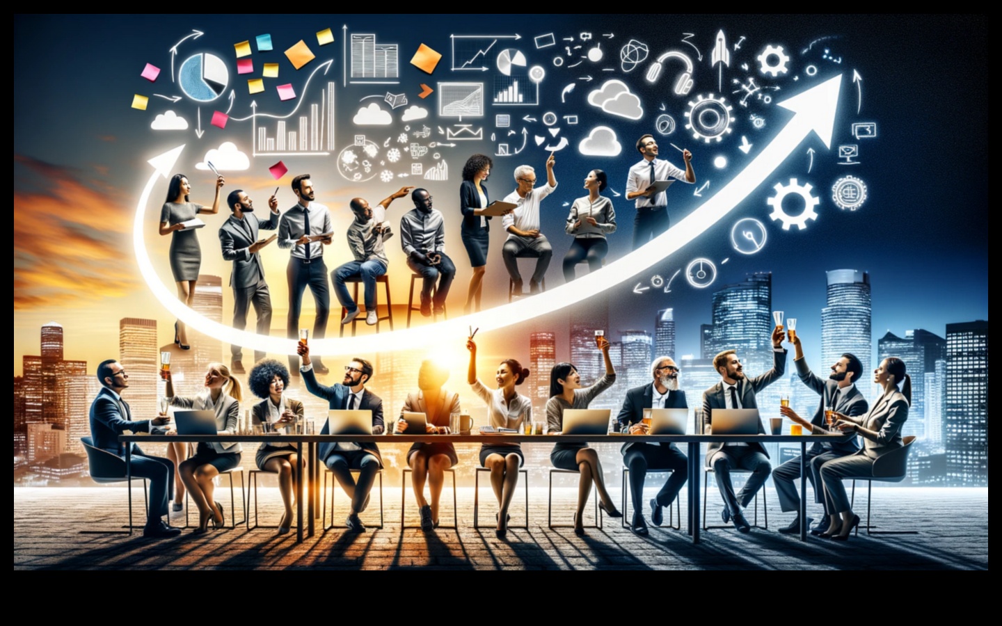 Vizionarii afacerilor creează cursuri în mijlocul furtunii perfecte 5 Vizionari de afaceri: diagrame de cursuri în mijlocul tendințelor actuale