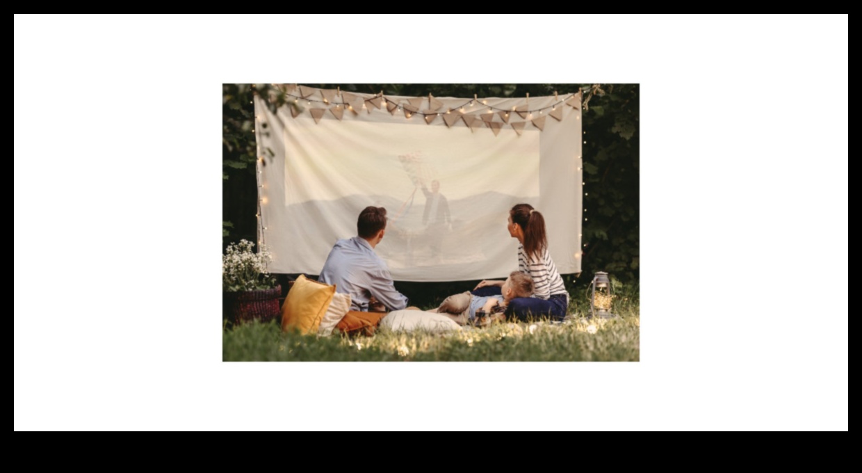 Cum inspiră și influențează peisajele designul proiecțiilor de filme în aer liber?