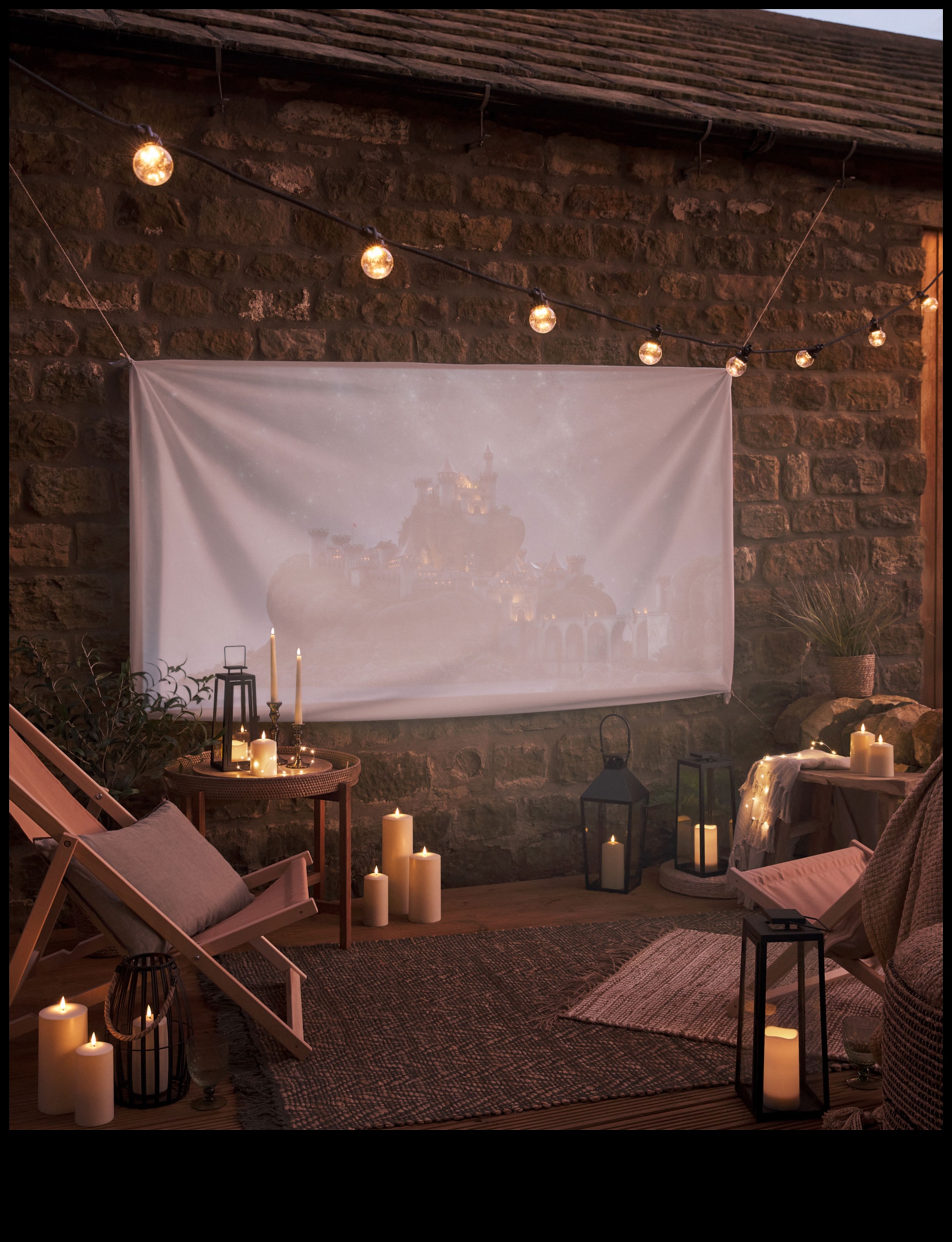 Cum inspiră și influențează peisajele designul proiecțiilor de filme în aer liber?