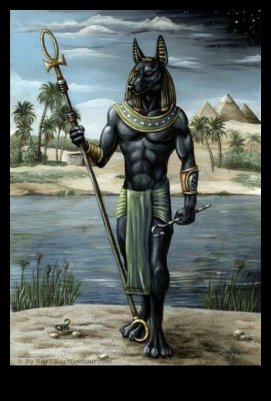 Anubis Artistic: Zeul cu cap de șacal în cultura egipteană