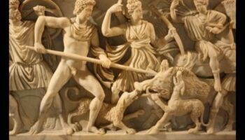 Legende în piatră: teme mitologice în sculptura romană