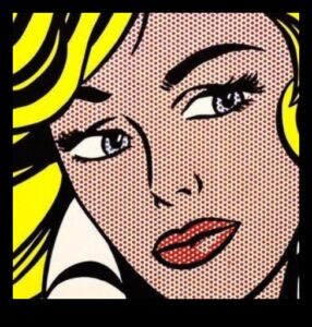 Portret pop art: chipuri și figuri în detalii vii